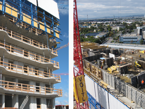 Wohnhausanlage und Einkaufszentrum Citygate Wien