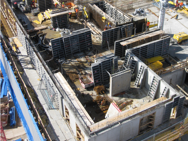 Wohnhausanlage und Einkaufszentrum Citygate Wien