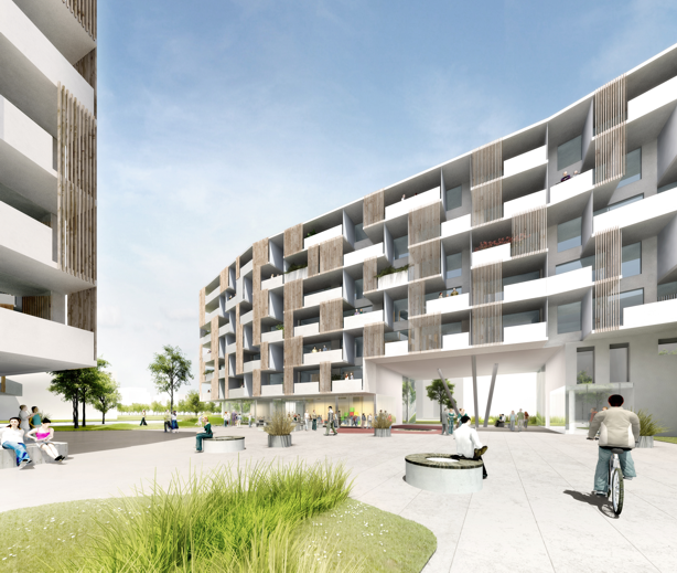 Nordbahnhofgelände Wien Baufeld 2B