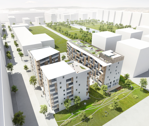 Nordbahnhofgelände Wien Baufeld 2B